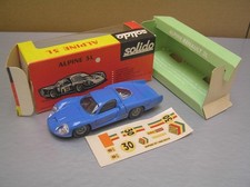 Solido 168 Alpine 3L with shiny metal wheels made in France 1/43 scale MIB