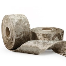 Taupe Velvet Ribbon 11/2 Inch Wide x 10 Yards DoubleSided Glossy Fabric