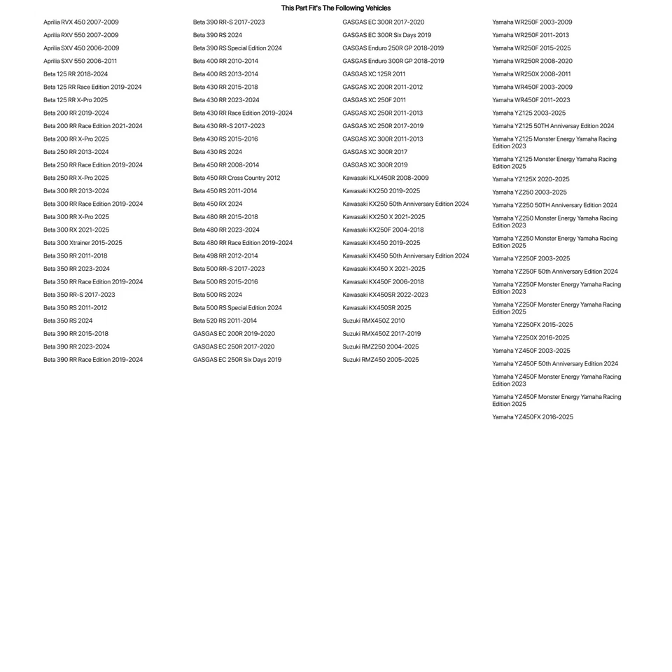 Pastilla de freno Tusk - carbono para Yamaha WR250X 2008-2011 Foto 2 de 4