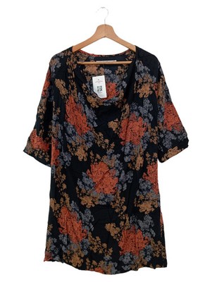 PART TWO Damen Freizeitkleid 34/XS Mehrfarbig Florales Muster Vintage Minikleid