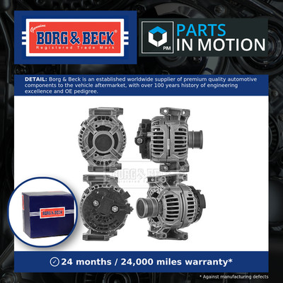 Alternator fits SAAB 9-3 YS3F 2.0 02 to 15 Manual Transmission B&B 12755484 New