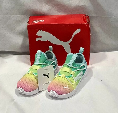 puma rift slip on rainbow