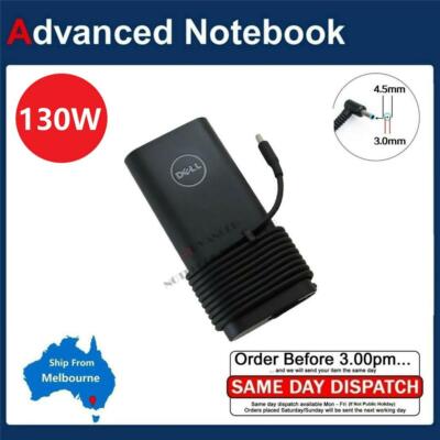 130W Genuine Power AC Adapter Charger For Dell XPS 15 7590 P56F  RN7NW - Main Image