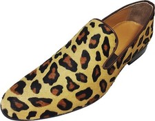 Genuine Chelsy - Fancy Italian Designer Slip On Horse Fur Beige