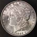 1886 Morgan Silver Dollar BU Fresh from an original collection-LOT 6324