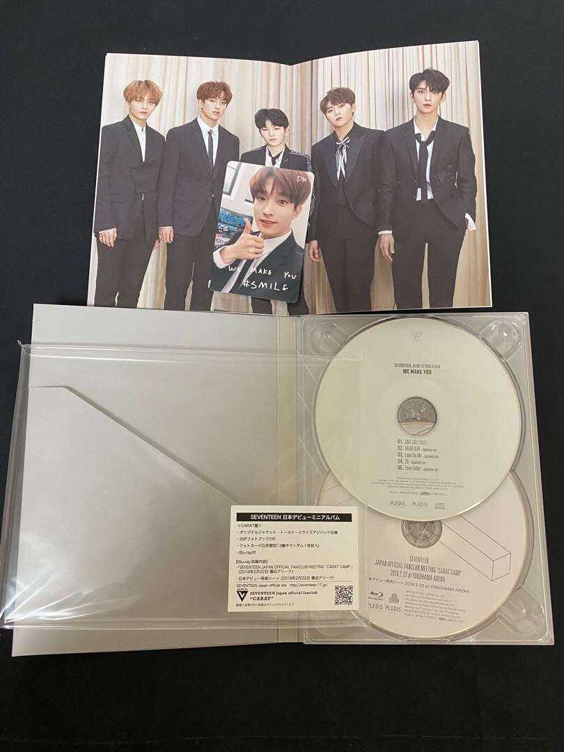 SEVENTEEN Japan 1st mini album we make you Carat ver. + DK