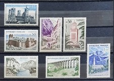 France 1960 Série touristique n° 1235 à 1241, NEUFS** LUXE Cote=11,50€