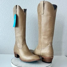 Lane PLAIN JANE Womens Cowboy Boots 10 Butterscotch Western Cowgirl Mid Calf