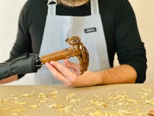 Unique, handmade umbrella with carved handle Dragonfly Umbrella Beautiful