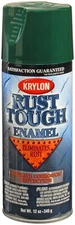Krylon RTA9223 'Rust Tough' Hunter Green Rust Preventive Enamel - 12 oz. Aerosol