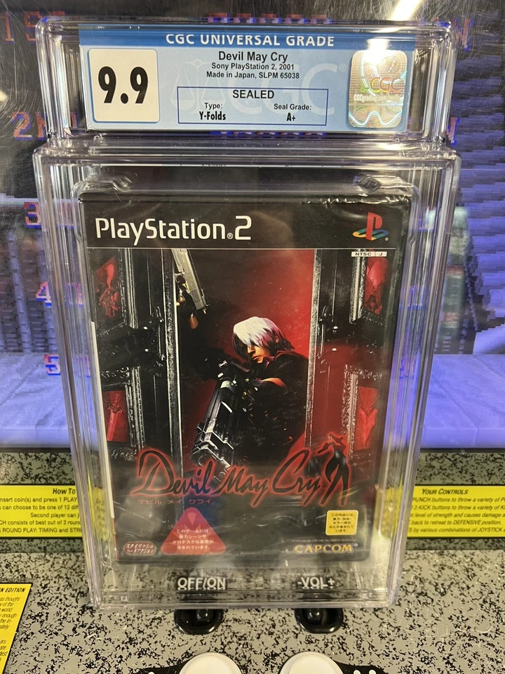 2001 PS2 Devil May Cry JPN Graded CGC 9.9 A+ Sealed Black Label First Print NEW - Image 3 of 4