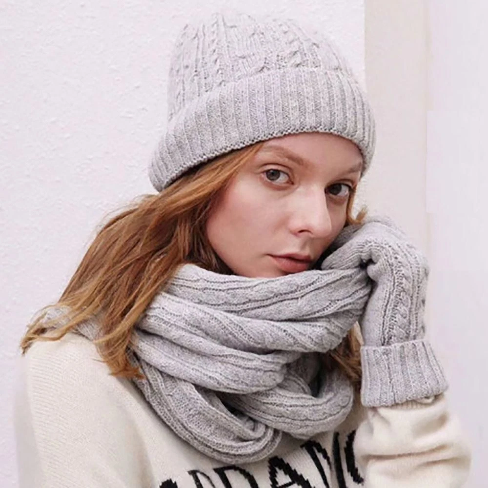 Grey beanie hat womens clearance
