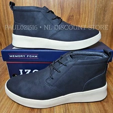 IZOD Men's Palmer Lace-Up Chukka Boots ~ Black