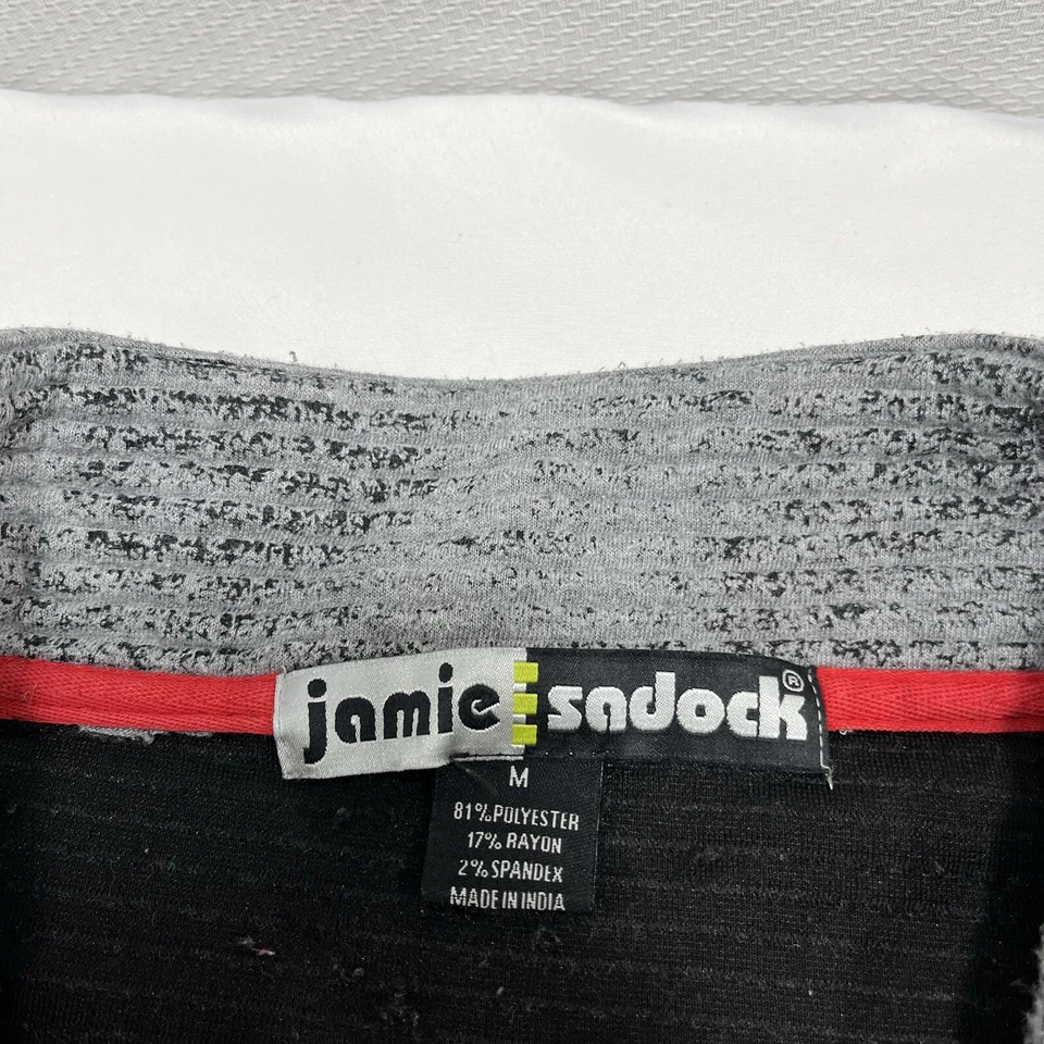 Pantalones de manga larga acanalados medianos para mujer Jamie Sadock con cremallera 1/4 bolsillos Foto 3 de 4