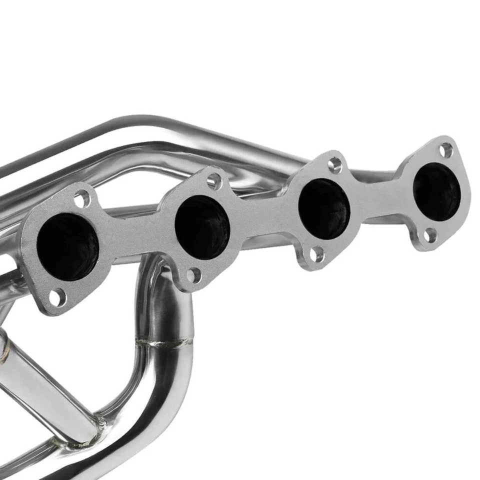 1Pair Exhaust Headers Fit For 96-04 Ford Mustang Gt 4.6L V8 Stainless Steel - Image 3 of 4