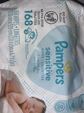 Pampers Sensitive Baby Wipes 3x168 Count.