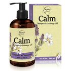 Calm Therapeutic Massage Oil – with Lavender & Chamomile Essential Oils