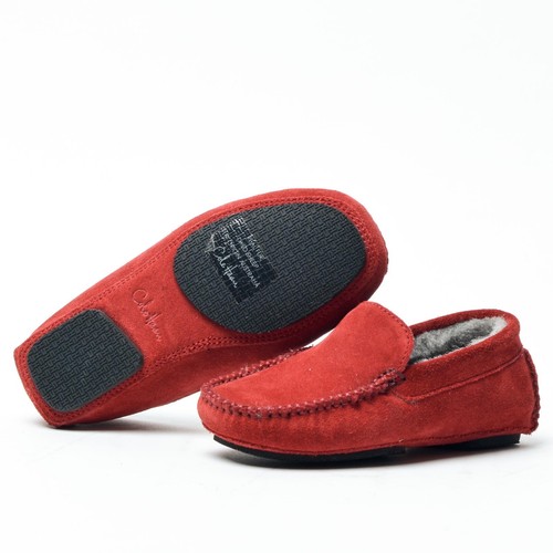 NEW Boy's Cole Haan Zermatt Red Suede 