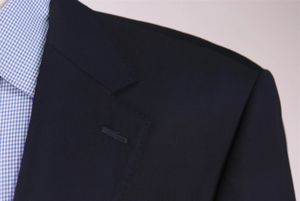 Miller Brothers Ltd Navy Blue Woven 2-Btn Wool Sportcoat Blazer 44XL - Image 4 of 4