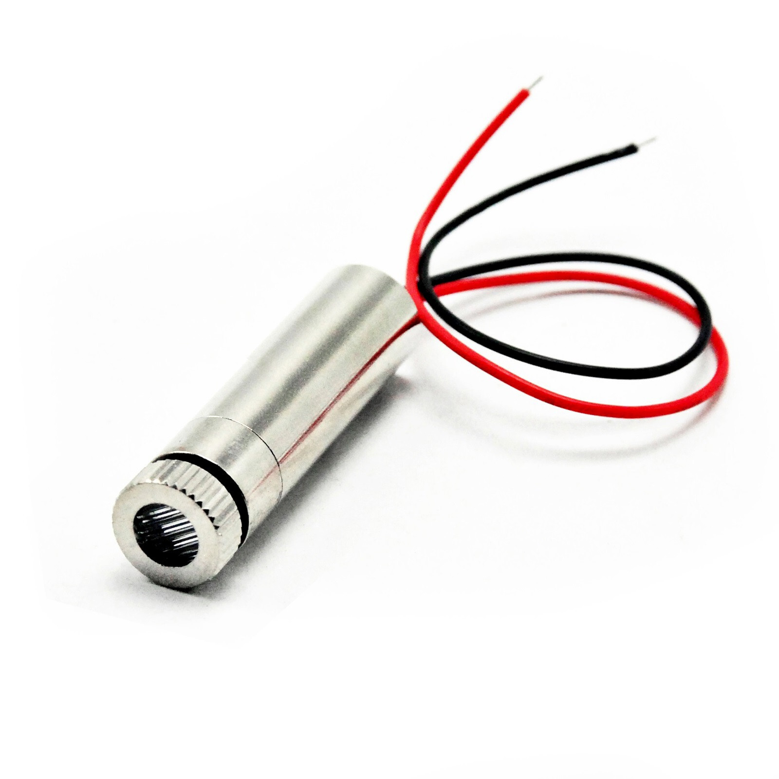 Focusable Line 515nm 520nm 5mW Green Laser Diode Module Driver in 3-5V 12x45mm