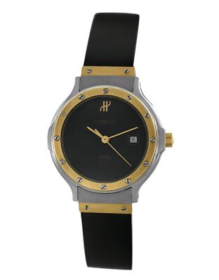 Hublot MDM Classic 1391.2.044 18k Yellow Gold Steel Date 28MM Ladies' Quartz