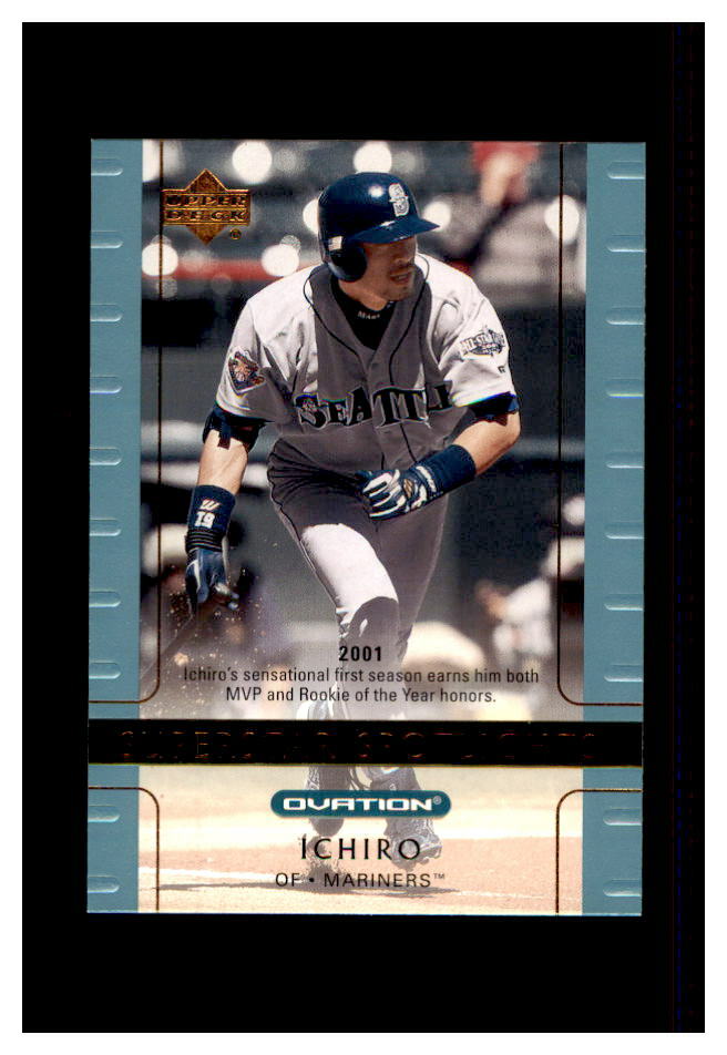 ICHIRO MARINERS UPPER DECK 2002 OVATION #94  MINT 