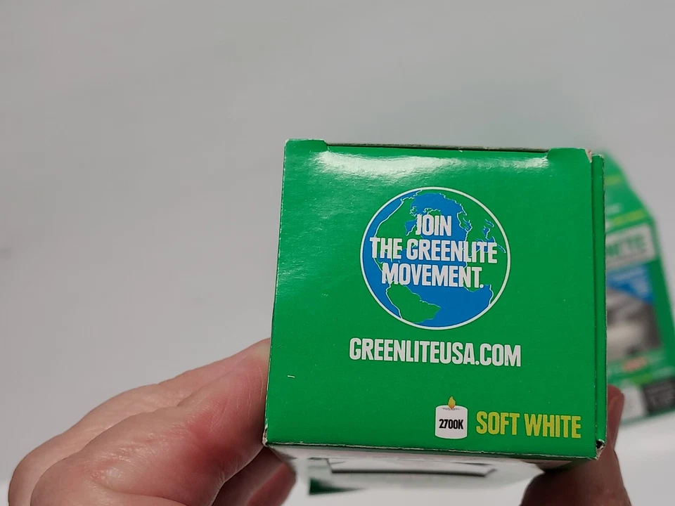 1 PC Greenlite 60W Light Bulbs 13W Energy Saver Soft White Spiral Replacement T2 - Image 3 of 4