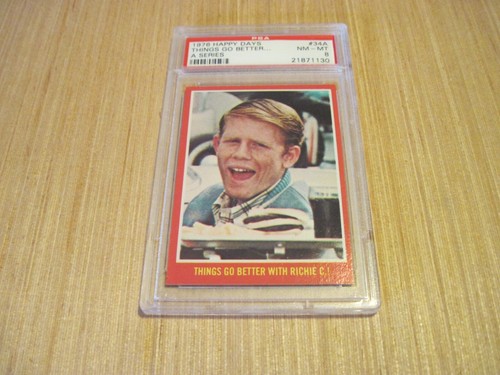 1976 Happy Days # 34a PSA 8 Things go better,, Pop 4 None higher - 第 3/3 張圖片