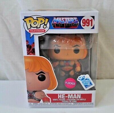Funko Pop! Television #991 Masters Of The Universe He-Man-Flocked Exclusive*New* | eBay