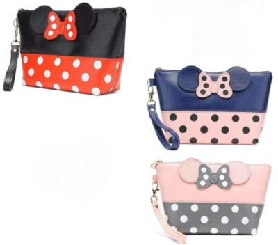 Little Girls Small Purse Minnie Mouse Themed /Cosmetic Bag Free Gift Inside NICE