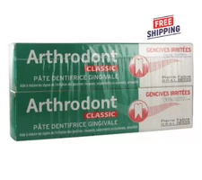 2 PACK Arthrodont Classic Gingival Toothpaste 75ml  Gums Irritations Exp 12/2027
