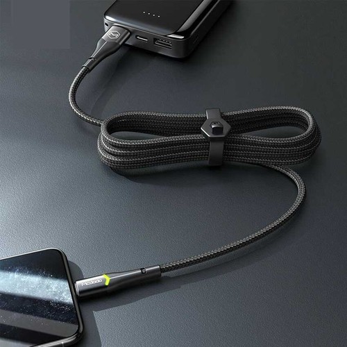 Braided Mcdodo For Type C/iPhone Nylon Unbreakable USB C LED Fast Charging Cable - Picture 7 of 16