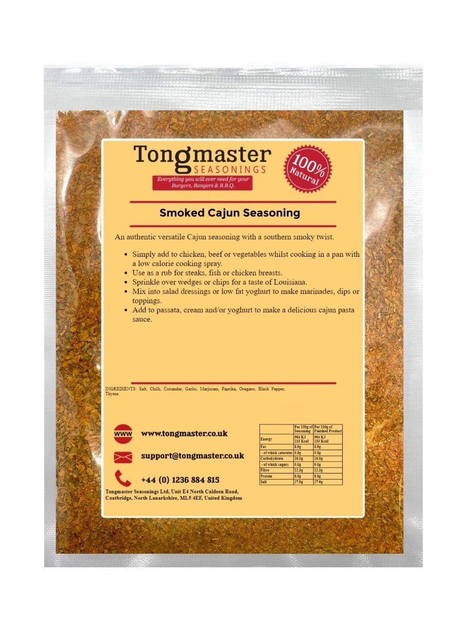 Smoked Cajun Seasoning - 1kg