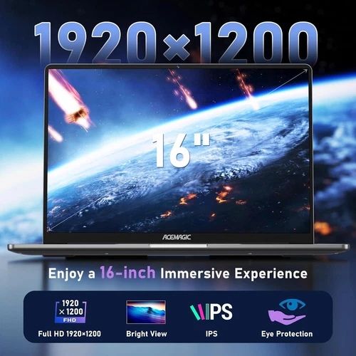 ACEMAGIC 16,1" 17,3" FHD Notebook Laptop Intel AMD Ryzen 7 5700U 16GB 512GB SSD - Bild 25 von 28