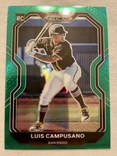2021 Panini Prizm Prizms Green Wave Luis Campusano San Diego Padres #8