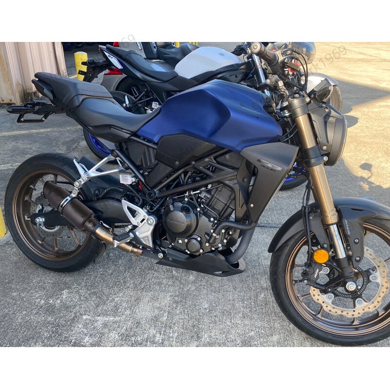 CB300R 2018-2025 para sistema de exaustão Honda CB250R tubo médio pontas de silenciador de carbono - Imagem 2 de 4