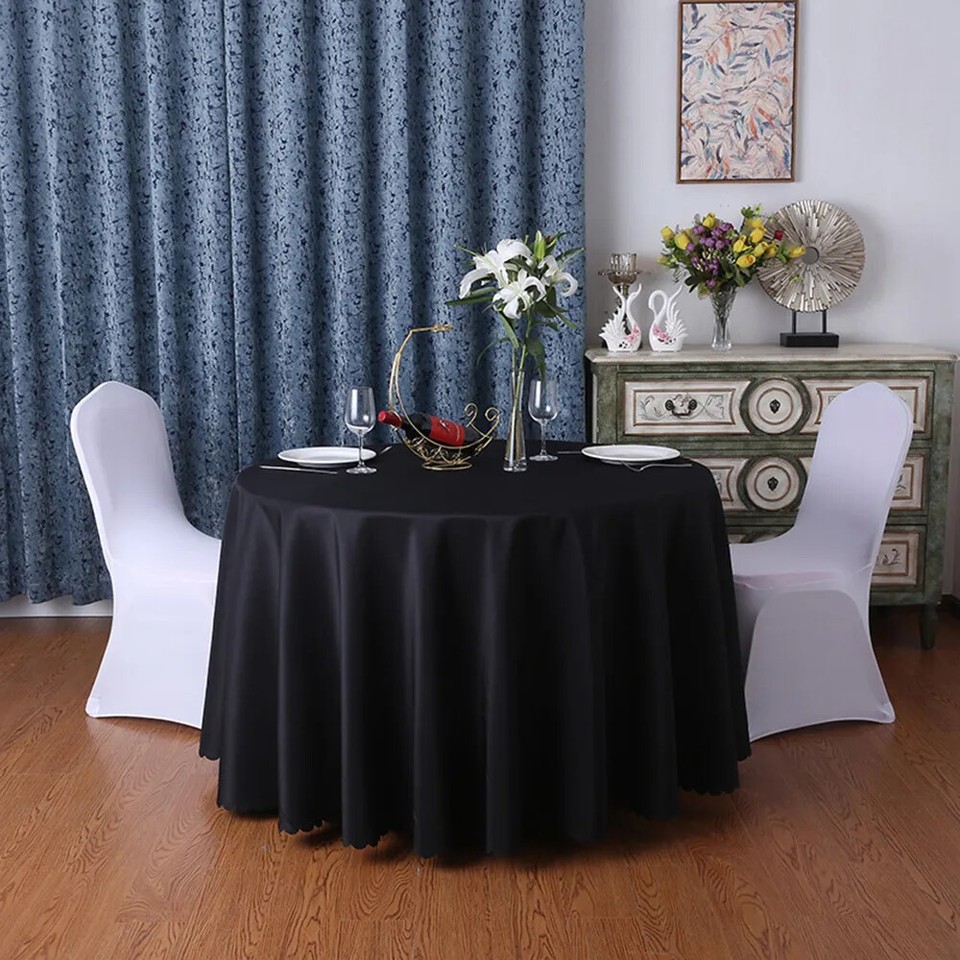Round Tablecloth Circular Table Cover TableCloth Hotel Banquet Party
