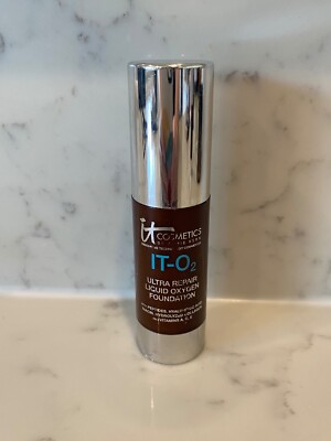 IT COSMETICS IT-02 ULTRA REPAIR LIQUID OXYGEN FOUNDATION FAIR *FLAWED *READ