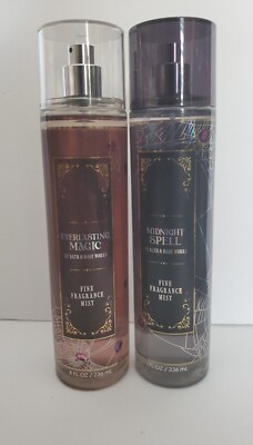 PCS SET BATH BODY WORKS MIDNIGHT SPELL EVERLASTING MAGIC FRAGRANCE  MIST