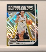 Crystal Dangerfield SCHOOL COLORS #/10 Gold SSP - 2024-25 Panini UConn #8