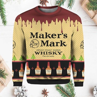Maker8217S Mark Kentucky Straight Bourbon Whisky Christmas Sweater