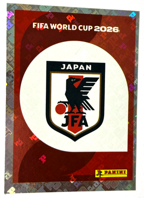 2026 FIFA WC USA Panini Sticker #429 JPN 1 JAPAN SHIELD Brazil