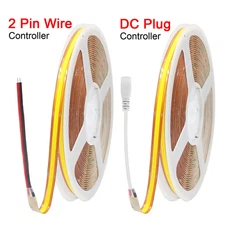 COB LED Strip Light Free Cut 12V 24V Flexible Tape 528LEDs/M Linear Lighting