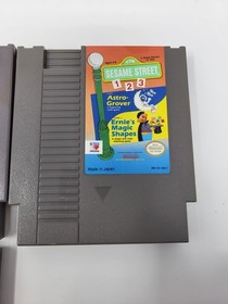 Lot of 4 Game Cartridges for the NES! Little Mermaid, Wheel Of Fortune, Top Gun
