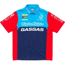 GasGas Apparel Troy Lee Designs Team Pit Shirt - Navy/Red, Large 3GG240067904