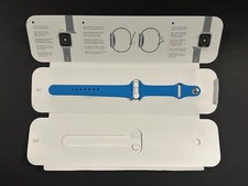 Apple Watch Sport Band Blue M/L Genuine OEM 44mm 45mm 42mm 49mm Strap
