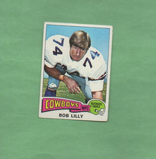 1975 Topps Football Set BOB LILLY Card # 175
