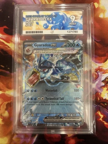 Pokémon Gyarados EX TCG 045/198 Scarlet Violet Double Rare Card Ace 9