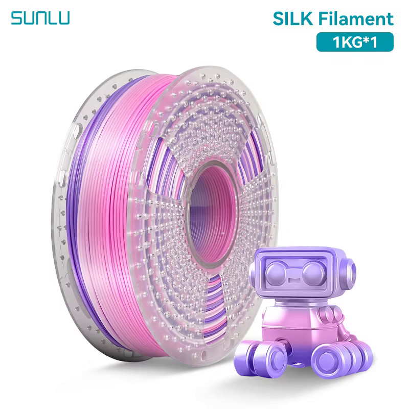SUNLU 1KG SILK / Dual / Triple Color / Rainbow 3D Drucker Filament 1,75mm 1000g