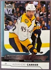 2017-18 Upper Deck Young Guns #485 Alexandre Carrier Nashville Predators RC